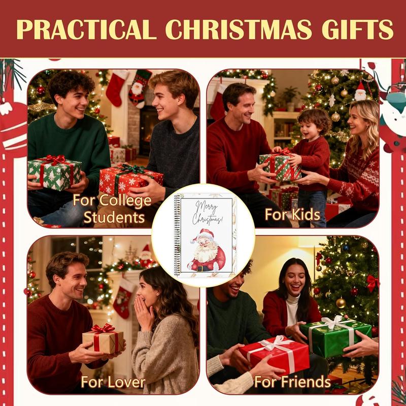 Personalized Christmas Gift Card Booklet for Family Holiday Surprises and Keepsake Giving