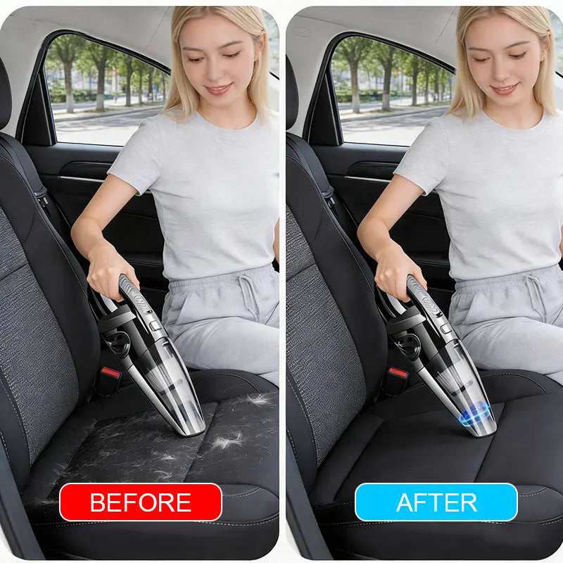 Mini aspirateur sans fil — aspiration puissante, design léger, parfait pour la maison et la voiture. Nettoyez n'importe quand, n'importe où