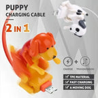 Funny Dog Charging Cable for Phones and Novelty Tech Gifts
