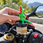 Funny Gecko Spring Motorcycle Ornament, Wiggly Lizard Decoration, Novelty Gift for Motorcycle Riders