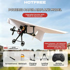 SkyCraft RC Paper Airplane Kit with Gyro Stabilizer and Remote Control