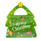 Christmas Tree Candy Bags with Handles for Holiday Treats Party Favors Gifts
