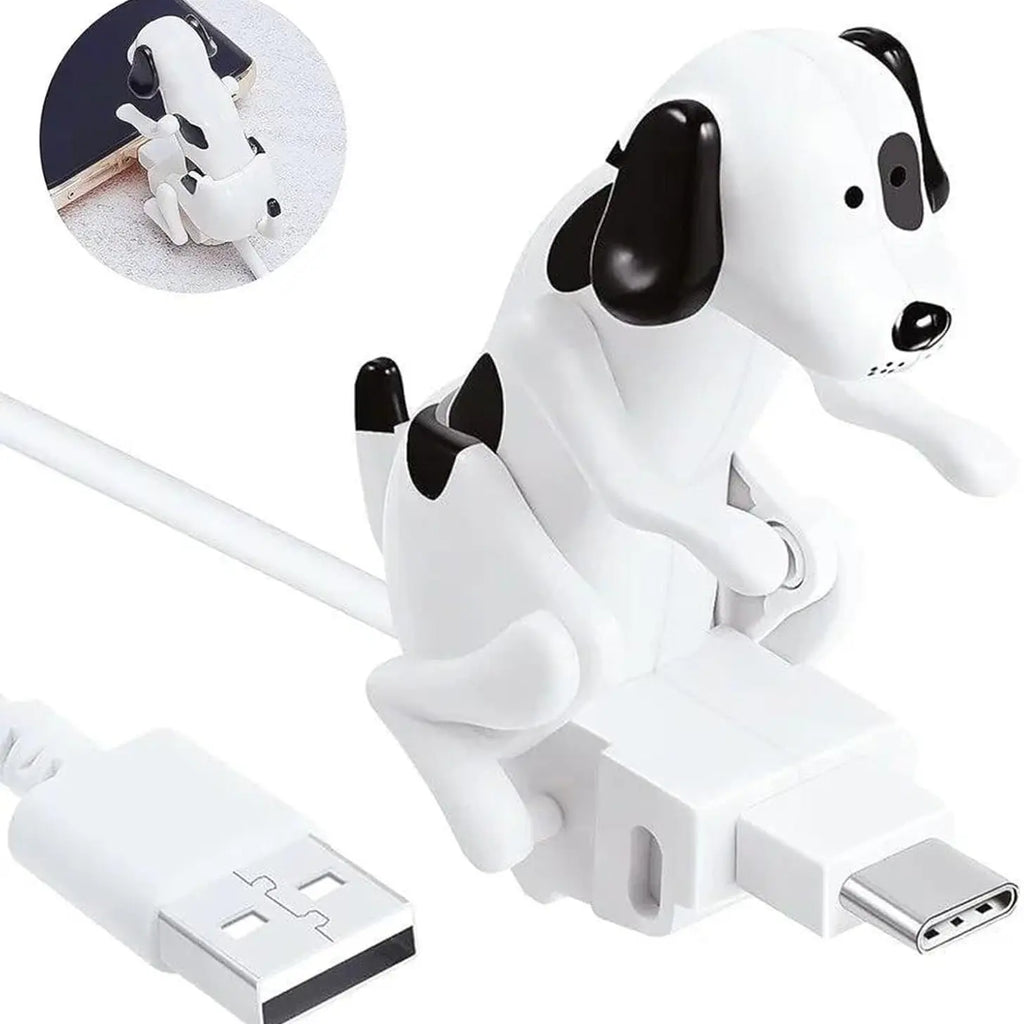 Funny Dog Charging Cable for Phones and Novelty Tech Gifts