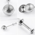 Stainless Steel Flour Duster Tool for Easy Baking and Powdered Sugar Decorating