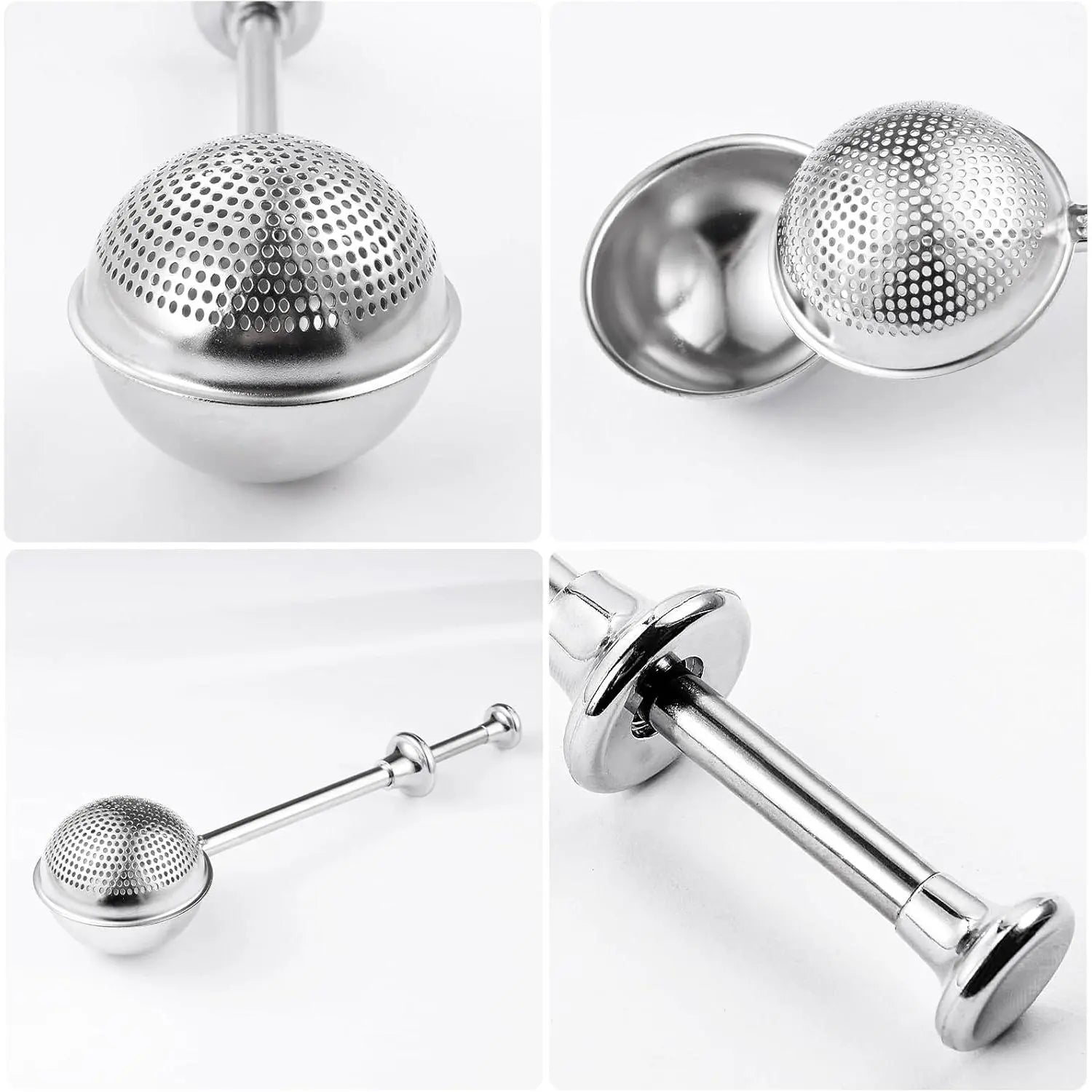 Stainless Steel Flour Duster Tool for Easy Baking and Powdered Sugar Decorating