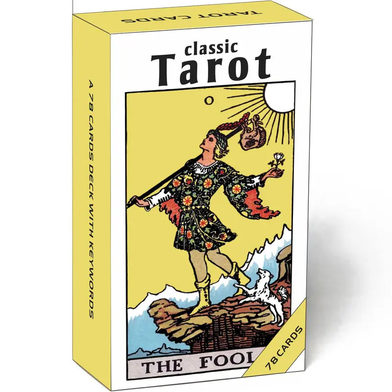 Classic Tarot Card Deck with Meanings for Beginners Divination and Learning