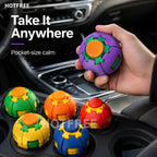 Hotfree Balle Gyroscopique Fidget Imprimée en 3D – Gadget de Bureau Anti-Stress et Anxiété à Rotation Fluide