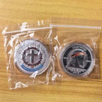 Life Light Faith Commemorative Coin, Dual-Sided Religious Collection, Hebrew Scripture Design, Perfect Christmas Gift