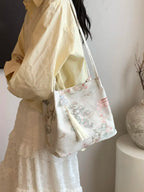 Elegant Embroidered Tassel Crossbody Bag for Women Daily Fashion Commuting and Travel