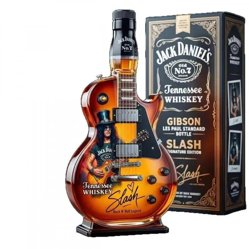 Rock Guitar Whiskey Decanter Gift for Music Lovers and Home Bars