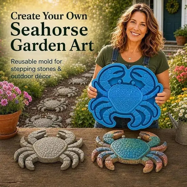 Reusable Octopus Stepping Stone Mold for DIY Garden Pathway Decor