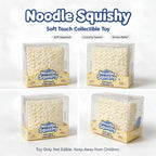Noodle Squishy Soft Touch Collectible Toy with Crunchy Sound for Stress Relief and Fun Playtime