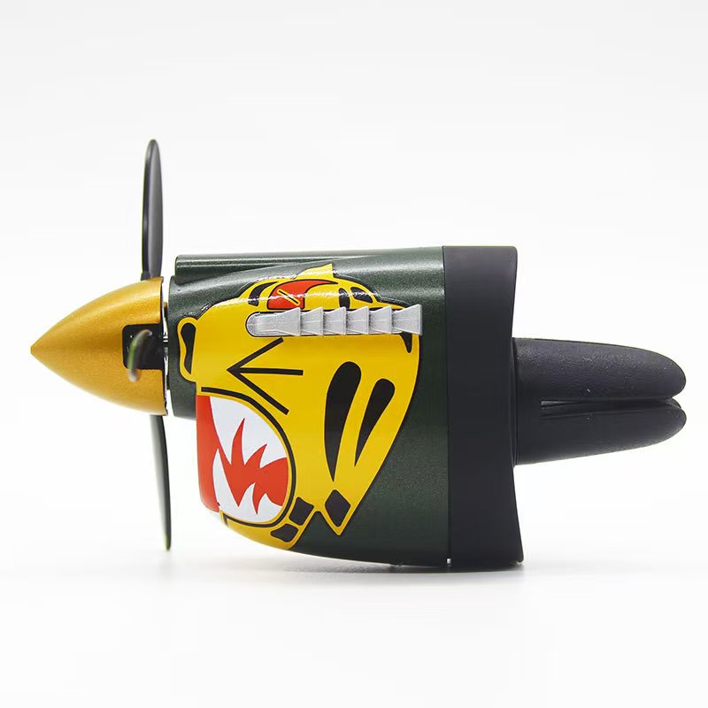 P-40 Warhawk Plane Car Air Freshener | Vintage Fighter Jet Vent Clip for Men