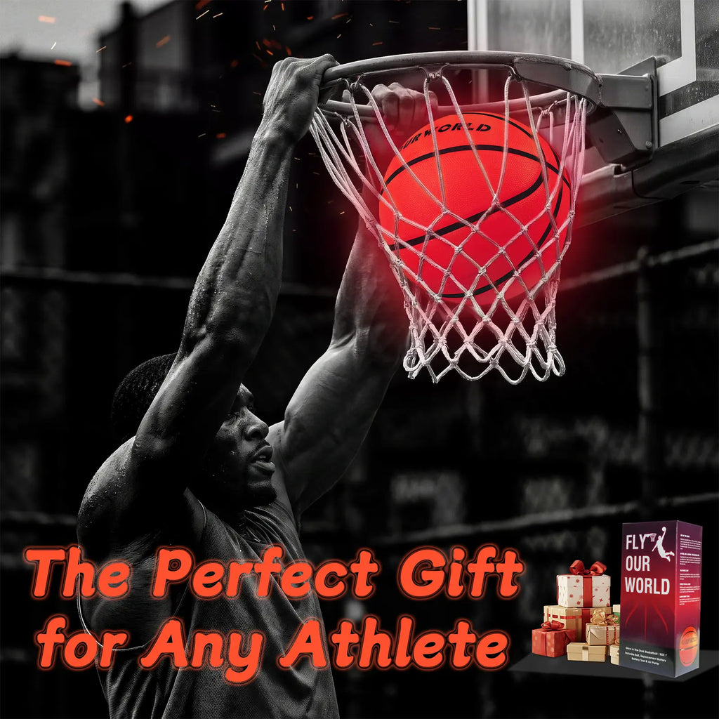 Glow-In-The-Dark LED Basketball for Night Games and Gifts