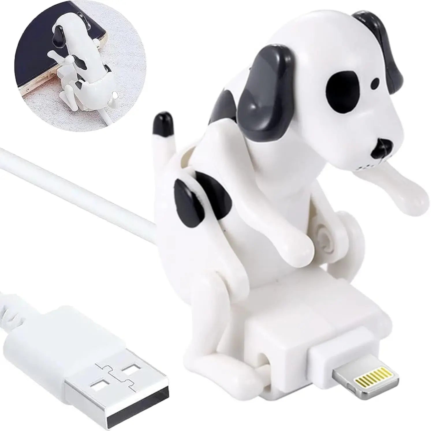 Funny Dog Charging Cable for Phones and Novelty Tech Gifts