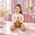 Personalized Photo Squishy Plush Doll, Family Posing by a Cozy Christmas Tree, Unique Gift for Family - 7