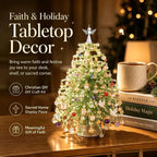 DIY Beaded Christmas Tree Kit for Mini Tabletop Holiday Decor
