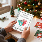 Personalized Christmas Gift Card Booklet for Family Holiday Surprises and Keepsake Giving