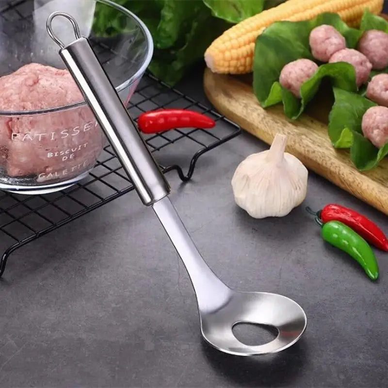 Stainless Steel Meatball Maker Spoon for Easy Mess-Free Kitchen Cooking