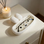 Cute Crochet Animal Glasses Holder for Stylish Eyewear Storage and Desk Decor