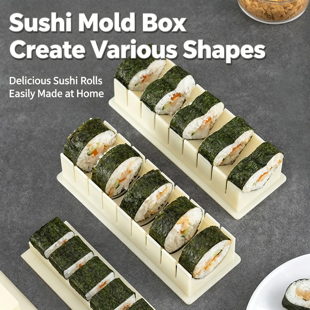 DIY Sushi Maker Mold Set for Easy Homemade Rice Roll Preparation