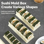 DIY Sushi Maker Mold Set for Easy Homemade Rice Roll Preparation