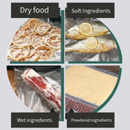 Vacuum Sealer Machine, Automatic Food Sealer with Suction Power, Includes Bags & Cutter, One-Touch Operation, Dry/Moist Modes,Free Bags, Perfect Christmas & New Year Gift ldea