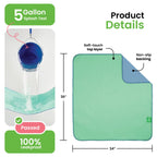 Reusable Waterproof Underpads - Heavy Absorbency Leakproof Pads for Bed, Couch & Floor