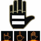 LED Car Gesture Light with Remote | 4 Hand Signs | Peel & Stick