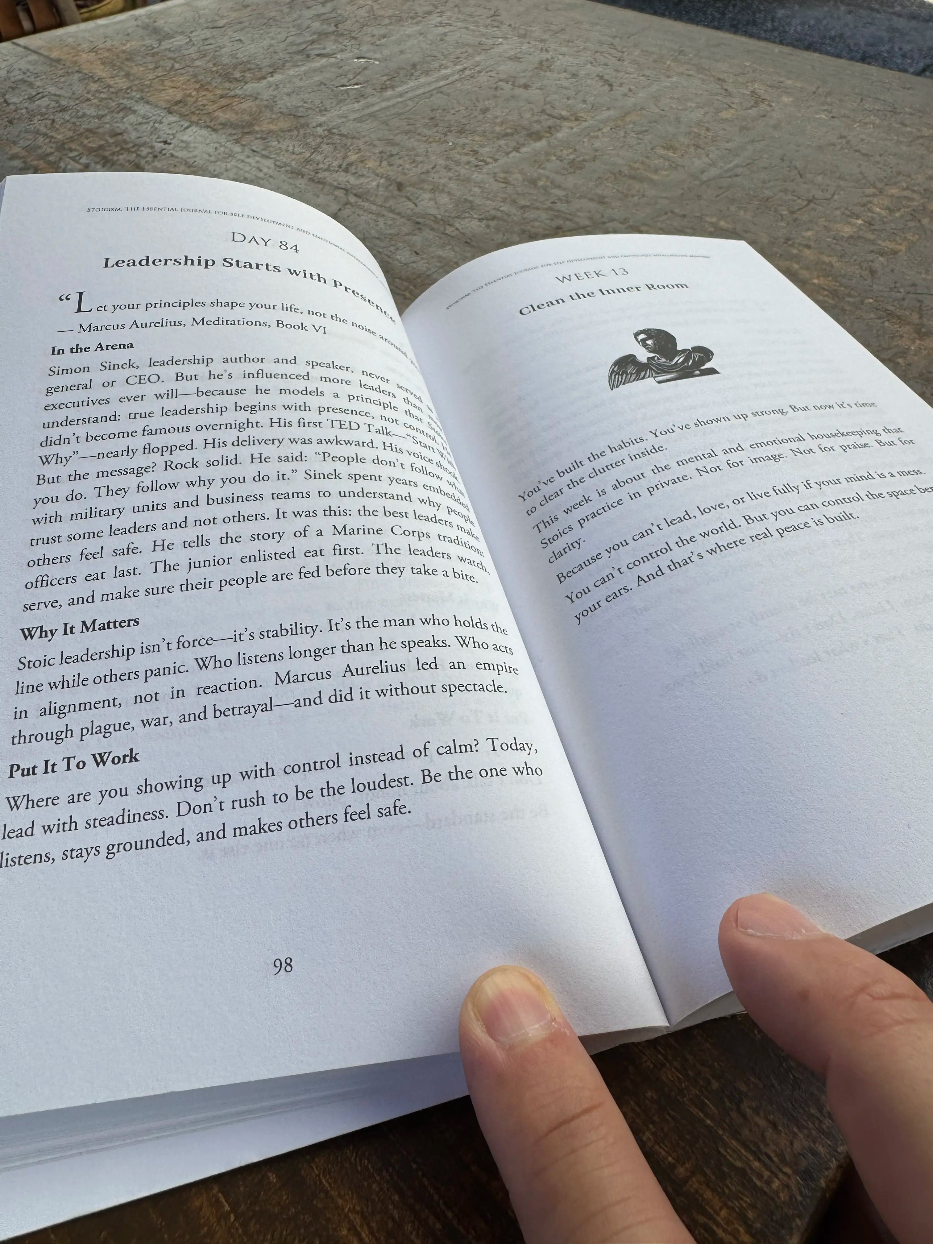 STOICISM: 365 DAILY LESSONS FOR MOTIVATION, MENTAL STRENGTH, AND EMOTIONAL CLARITY BOOK