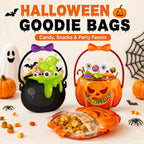 Halloween Treat Bags Set for Trick or Treat Candy Party Favor Storage