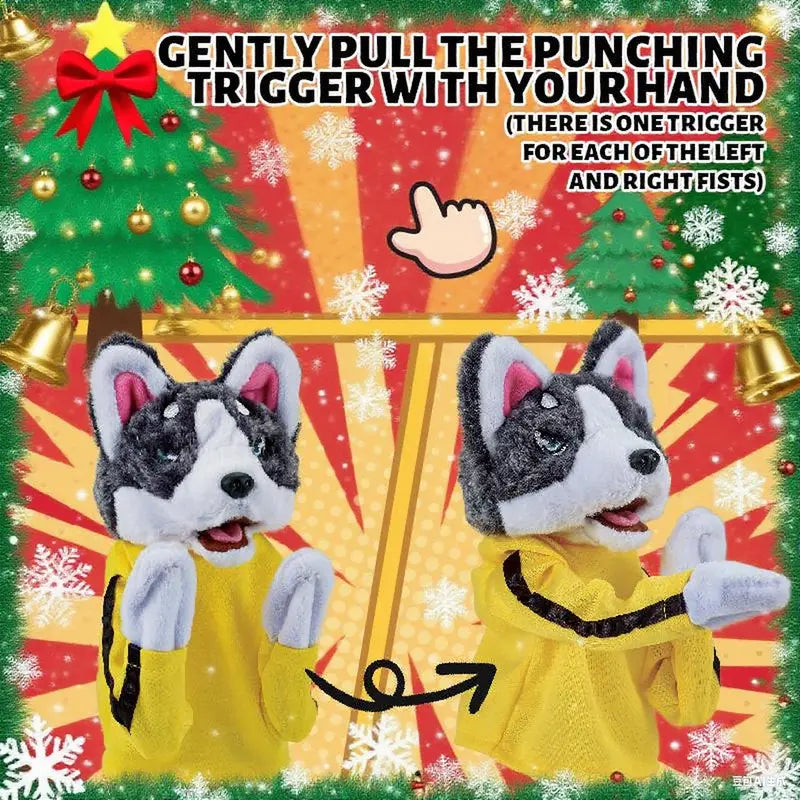 Animal Boxing Hand Puppet Toy for Kids Interactive Battle Play