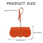 Portable Sunglasses Case with Belt Clip for Travel and Everyday Carry
