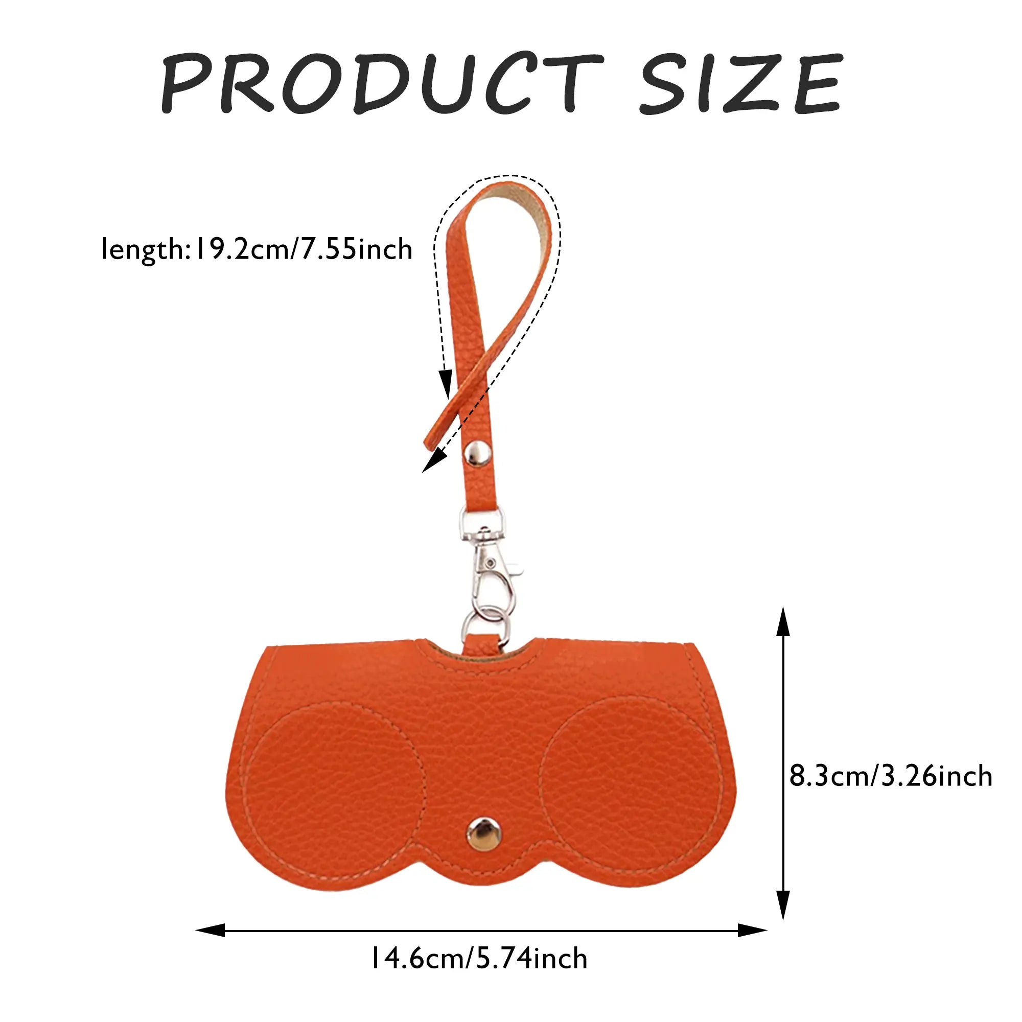 Portable Sunglasses Case with Belt Clip for Travel and Everyday Carry