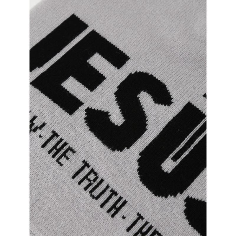 Christian Jesus Faith Knit Beanie for Winter Streetwear and Cold Weather Outfits