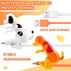 Funny Dog Charging Cable for Phones and Novelty Tech Gifts