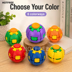 Hotfree Balle Gyroscopique Fidget Imprimée en 3D – Gadget de Bureau Anti-Stress et Anxiété à Rotation Fluide