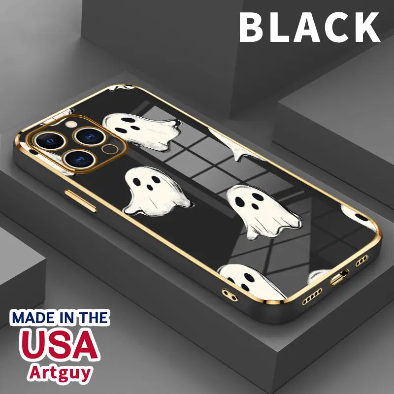 Ghost Pattern Shockproof Phone Case for Halloween Style and Everyday Protection