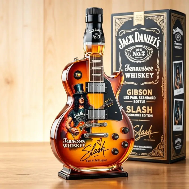 Rock Guitar Whiskey Decanter Gift for Music Lovers and Home Bars