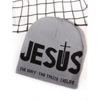Christian Jesus Faith Knit Beanie for Winter Streetwear and Cold Weather Outfits