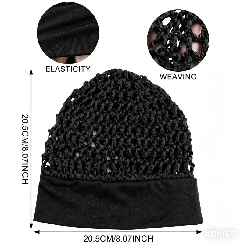 Stretchy Wide Edge Sleeping Cap Set for Nighttime Hair Care and Beauty