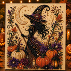 Halloween Ghost Pearl Art DIY Kit for Spooky Fall Home Decor