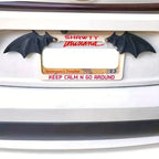 Bat Wing License Plate Decorations for Halloween Car Truck Exterior Styling