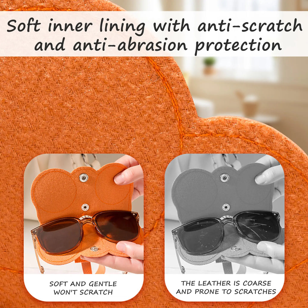 Portable Sunglasses Case with Belt Clip for Travel and Everyday Carry