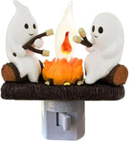 Ghost Campfire Flickering Night Light for Halloween Room Decor