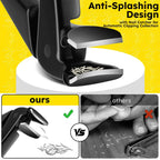 Metal Toenail Clippers for Adults, Long-Handled Curved Head with Catcher, Ultra-Sharp Heavy-Duty for Thick Nails