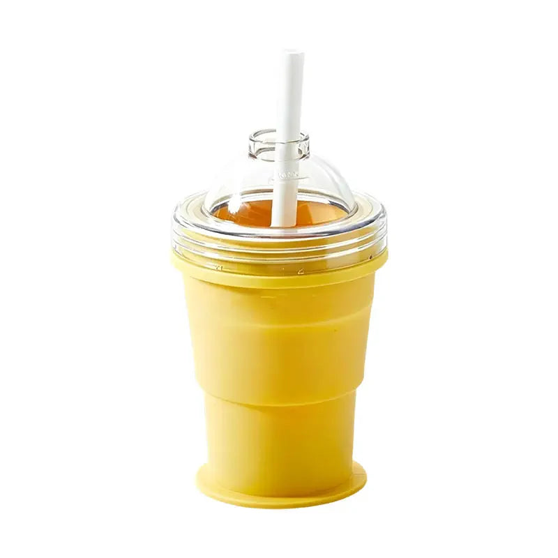 Folding Silicone Ice Hockey Cup & Spherical Ice Cube Mold