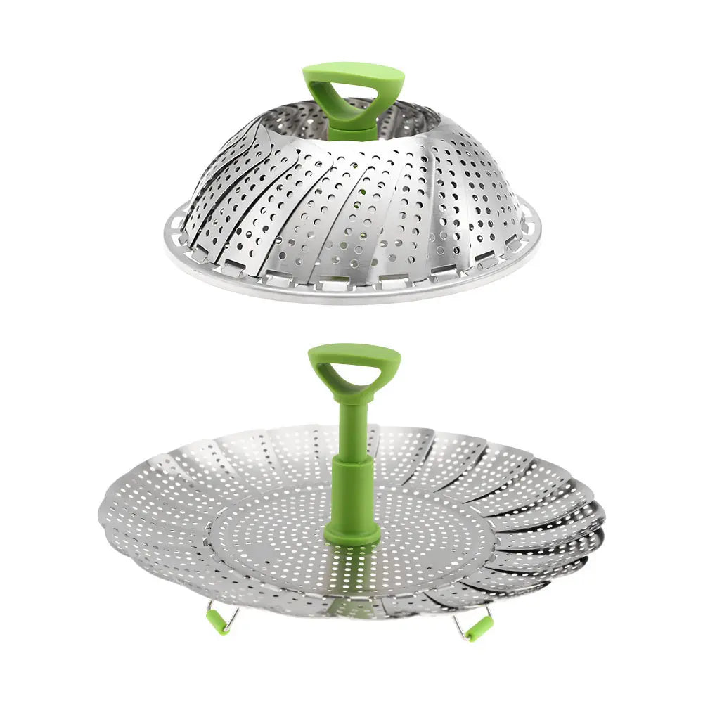 Expandable Stainless Steel Vegetable Steamer Basket for Healthy Cooking and Easy Kitchen Prep