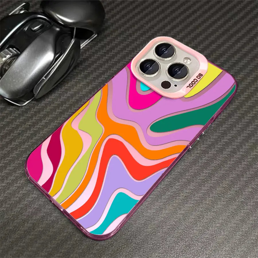 Abstract Wavy Pattern Phone Case with Modern Style for Trendy Everyday Protection