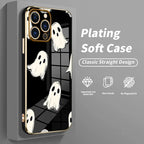Ghost Pattern Shockproof Phone Case for Halloween Style and Everyday Protection
